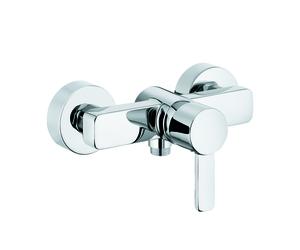 KLUDI ZENTA Mitigeur monocommandé pour douche, montage mural, chrome, 388700575, 388700575