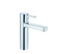 KLUDI ZENTA Mitigeur monocommandé pour lavabo, hauteur de bec 120mm, sans garniture d'écoulement, chrome, 382650575, 382650575