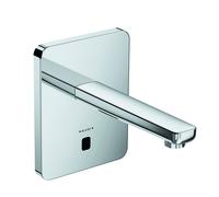 KLUDI ZENTA SL E Robinetterie de lavabo électronique, saillie 190mm, alimentation électrique ou par pile, chrome, 3850205, 3850205