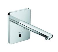 KLUDI ZENTA SL E Robinetterie de lavabo électronique, saillie 240mm, alimentation électrique ou par pile, chrome, 3840205, 3840205