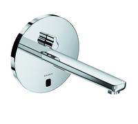 KLUDI ZENTA SL E Robinetterie de lavabo électronique, saillie 240mm, rosace ronde, 5 l/min, alimentation électrique ou par pile, chrome, 3840105, 3840105