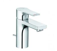 KLUDI ZENTA SL Mitigeur monocommandé pour lavabo, hauteur de bec 100mm, avec garniture d'écoulement en métal, 482900565, 482900565, Colorazione: cromo