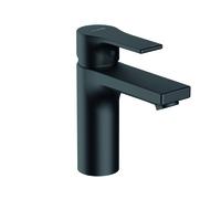 KLUDI ZENTA SL Mitigeur monocommandé pour lavabo, hauteur de bec 100mm, avec garniture d'écoulement PUSH-OPEN, 482983965, 482983965, Colorazione: nero opaco