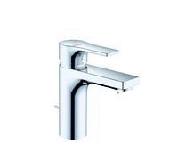 KLUDI ZENTA SL Mitigeur monocommandé pour lavabo, hauteur de bec 100mm, EcoPlus, 482930565WR4, 482930565WR4, Colorazione: cromo