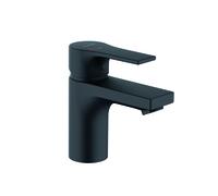 KLUDI ZENTA SL Mitigeur monocommandé pour lavabo, hauteur de bec 75mm, sans garniture d'écoulement, EcoPlus, 483893965, 483893965, Colorazione: nero opaco