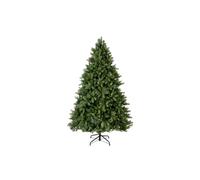 KLULK Albero Di Natale Campiglio, Verde, 210 cm,Diametro 137 cm,Verde | Base A Croce,Realistico & Stabile,Montaggio Sistema Ombrello, Ignifugo,12 Anni Di Garanzia