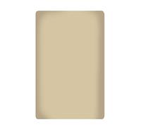 KLULK Lenzuolo Sotto Con Angoli Elasticizzati 1 Posto E Mezzo 100% Cotone Sabbia 125 X 200 + 25 Cm Made In Italy