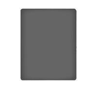 KLULK Lenzuolo Sotto Con Angoli Elasticizzati Matrimoniale 100% Cotone Grigio 17