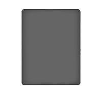 KLULK Lenzuolo Sotto Con Angoli Elasticizzati Matrimoniale 100% Cotone Grigio 175 X 200 + 27 Cm Made In Italy