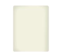 KLULK Lenzuolo Sotto Con Angoli Elasticizzati Matrimoniale 100% Cotone Panna 175