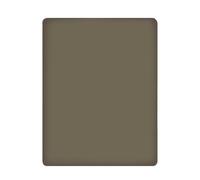 KLULK Lenzuolo Sotto Con Angoli Elasticizzati Matrimoniale 100% Cotone Tortora 1