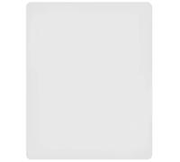 KLULK Lenzuolo Sotto Con Angoli Elasticizzati Matrimoniale Bianco, 100% Percalle