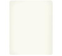 KLULK Lenzuolo Sotto Con Angoli Elasticizzati Matrimoniale Panna, 100% Percalle