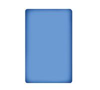 KLULK Lenzuolo Sotto Con Angoli Elasticizzati Misure Francesi Blu Cobalto 100% Cotone 140 X 200 + 27 Cm Made In Italy