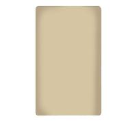 KLULK Lenzuolo Sotto Con Angoli Elasticizzati Singolo Sabbia 100% Cotone 90 x 200 + 27 Cm Made In Italy 1 posto