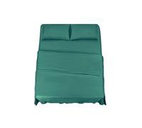 KLULK Set Lenzuola Completo Letto Matrimoniale Ottanio, Lenzuolo Sotto Con Angoli + Lenzuolo Sopra + 2 Federe