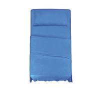 KLULK Set Lenzuola Completo Letto Una Piazza E Mezza Blu Cobalto, Lenzuolo Sotto