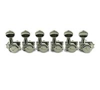 Kluson Revolution H-Mount 6L - Accordatori non collarati, perni sfalsati, cromati