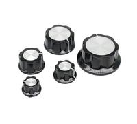 KLVN MF-A01 MF-A02 MF-A03 MF-A04 MF-A05 Potentiometer Knob WH118/WX050 Rotary Switch Electronic 6mm (Colore: MF A03)