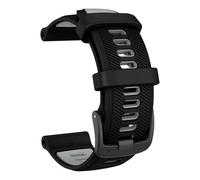 KLVN Per cinturino Garmin Forerunner 965/955/ 945/935, cinturini di ricambio in morbido silicone da 22 mm compatibili con Fenix 5/ Fenix 5 Plus/Fenix 6/ Fenix 6 Pro/Approach S60(Black+Grey)