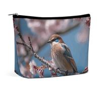 KLWQR A Little Bird - Trousse per trucchi impermeabile, con cerniera, organizer da viaggio per donne, stile unico, taglia unica