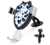 KLWQR Supporto per telefono da auto a forma di cuore, antiscivolo, ultra stabile, universale, compatibile con la maggior parte dei telefoni cellulari
