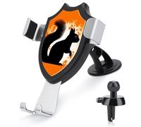 KLWQR Supporto per telefono da auto con sagoma di scoiattolo carino Supporto per telefono cellulare a mani libere, antiscivolo, ultra stabile, universale, compatibile con la maggior parte dei telefoni