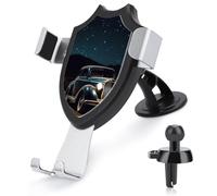 KLWQR Supporto per telefono da auto per auto sotto la notte, supporto per telefono cellulare a mani libere, antiscivolo, ultra stabile, universale, compatibile con la maggior parte dei telefoni