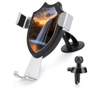 KLWQR Waterfall at Sunset Supporto per telefono per auto a mani libere Supporto per telefono cellulare antiscivolo ultra stabile Supporto universale per auto con morsetto per auto compatibile con la