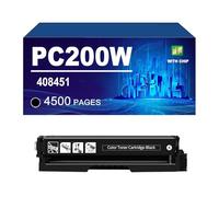 KLXFJ 408451 408452 408453 408454 Cartuccia Toner Compatibile Per Stampante Per Ricoh M C240FW PC200W, Alta Resa 4500 Pagine,Black-1 Pack