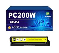 KLXFJ 408451 408452 408453 408454 Cartuccia Toner Compatibile Per Stampante Per Ricoh M C240FW PC200W, Alta Resa 4500 Pagine,Yellow-1 Pack