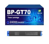KLXFJ BP-GT70 Cartuccia Toner Compatibile Per Sharp BP- 50C26 50C31 50C36 50C45 50C55 50C65 70C31 BP70C36 BP70C45 BP70C55 70C65 Stampante,Cyan-1 Pack