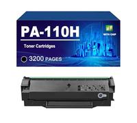 KLXFJ PA-110H PA110H Cartuccia Toner con Chip Compatibile per PANTUM P1000 P1050 P2000 P2010 P2050 M5000 M5005 M6000 M6005 Stampanti, Alta Resa,Black-3200 Pages
