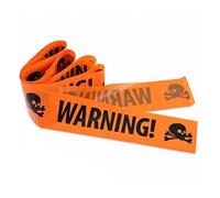klxgMM Halween Hazard Avviso di avviso non adesivo Sicurezza fai-da-te ATTENZIONE SEGNI PROPT 7.5CMX6MASSETY NASTURA con parole stampate