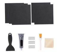 klxgMM Kit di Riparazione Patch di Trampolino 4X 4 vagabondo Impermeabile 5pcs Colla Patch su Toppe Kit di Riparazione della Tenda per lacrima o Foro per la Tenda