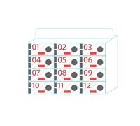 KLYDBMYT Armadietto per cellulare, armadietto in acrilico per riporre cellulari con serrature e chiavi, armadietti trasparenti numerati da parete, per ufficio scolastico, fabbrica (12 scomparti)