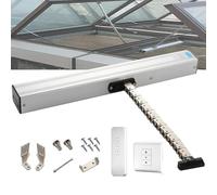 KLYDBMYT Attuatore Elettrico per alzacristalli (24 V), apricristalli Automatico, Corsa 300 mm-1000 mm, con Telecomando + Interruttore, per lucernari, verande/Aperture sul Tetto, 700 mm