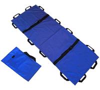 KLYDBMYT Barella Portatile Pieghevole Piatta di Soccorso di Emergenza, Tela Ispessita, 12 Maniglie, barella Medica Morbida per la casa e Il Pronto Soccorso con Borsa per ospedali, ambulanze