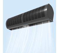 KLYDBMYT Macchina a Cortina d'Aria Commerciale, 2 velocità con Telecomando, Super Potente per supermercati, ristoranti, Centri Commerciali, Facile Installazione a Parete