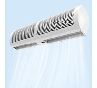 KLYDBMYT Macchina a Cortina d'Aria Commerciale, 2 velocità con Telecomando, Super Potente per supermercati, ristoranti, Centri Commerciali, Facile Installazione a Parete