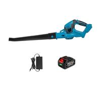 KLYDBMYT Soffiatore per Foglie, Potente soffiatore d'Aria Elettrico per Batteria da 18 V, Portatile, Senza Fili, per soffiare Foglie/Neve/Polvere, attrezzo da Giardino, Facile da Usare (1 Batteria)