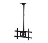 KLYDBMYT Supporto TV da Parete, Supporto TV da soffitto, Regolabile in Altezza, telescopico, inclinabile e Girevole, Adatto alla Maggior Parte dei Display LED da 19-70 Pollici, 1,5 m