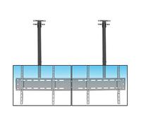 KLYDBMYT Supporto TV da soffitto, Supporto TV con inclinazione Regolabile per TV da 27-40 Pollici, Supporta Fino a 2 schermi, Max 400x400 mm