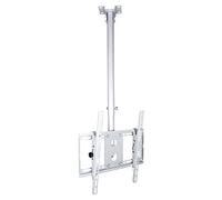 KLYDBMYT Supporto TV Regolabile per Montaggio a soffitto, Supporto TV telescopico inclinabile per Montaggio a soffitto, Adatto a TV da 40-55 Pollici, con carico di 70 kg/154 libbre, 0,71 m