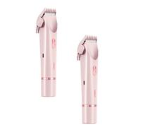 Klyne - Rasoir KLYNE, Klyne Shaver, 2 in 1 Dual Head Electric Razors, for Women Leg & Pubic & Armpits Hair (2-PCS Pink)