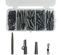 KLYNGTSK Kit di Accessori per la Pesca alla Carpa - 120 Pezzi Con Pinze, Piombo, Giradischi e Attrezzature Varie - Scatola di Immagazzinaggio Inclusa