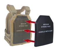 KLYso Airsoft Strike Face Body Armor Plate Deflettore Pad Protettivo Resistente agli Urti Chest Rig Caccia Gilet Tattico Accessori for Paintball