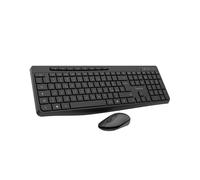 KM 841W Kit Tastiera e Mouse Wireless silenziosi layout italiano QWERTY Design