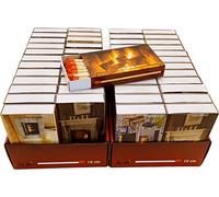 KM - Fiammiferi per barbecue, camino e candele, 10 cm, diversi motivi, 1525/s