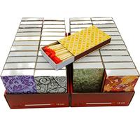 KM - Fiammiferi per barbecue, camino e candele, 10 cm, diversi motivi, 1529/s